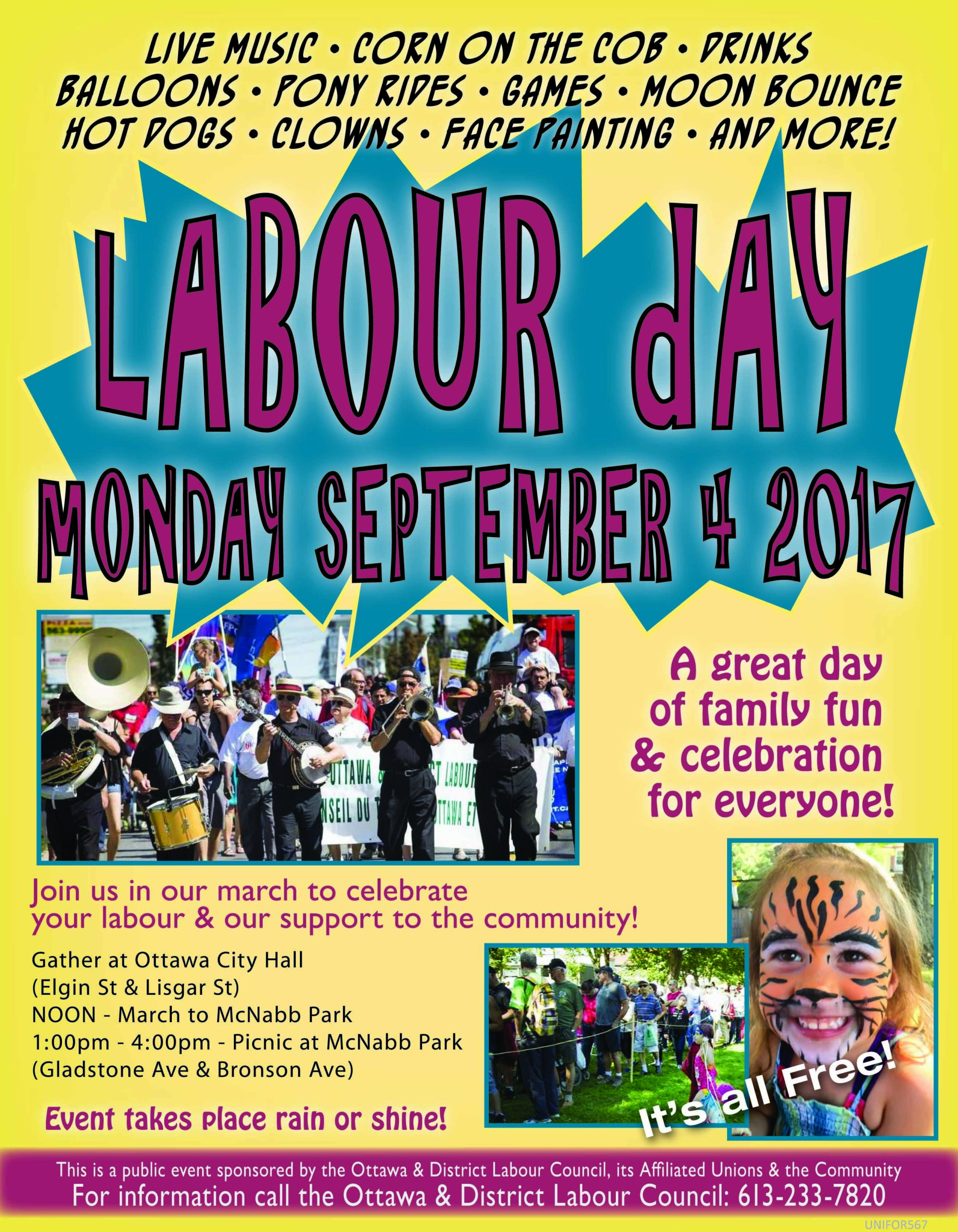 2017 LABOUR DAY MARCH & PICNIC