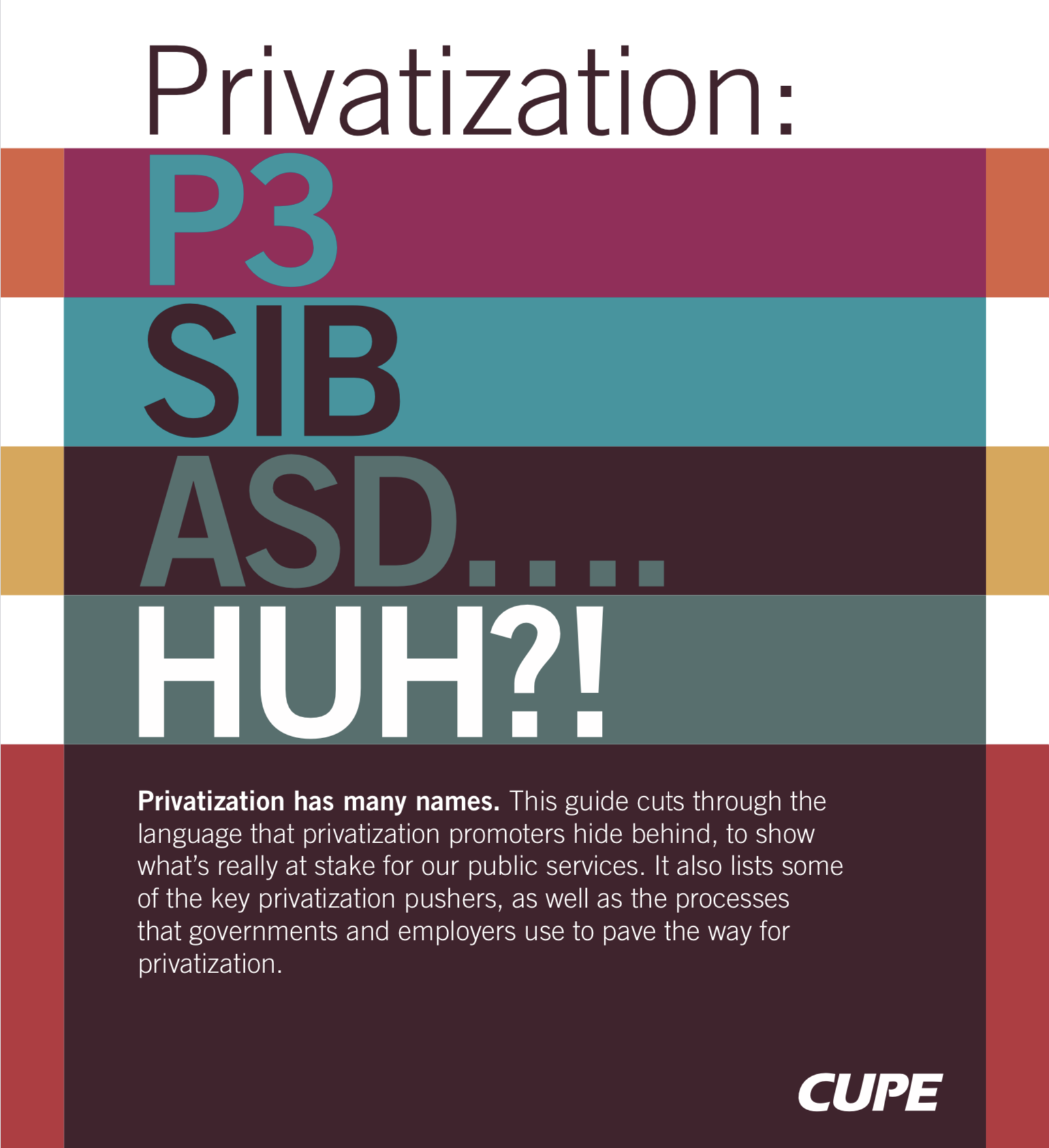 The Many Forms of Privatization