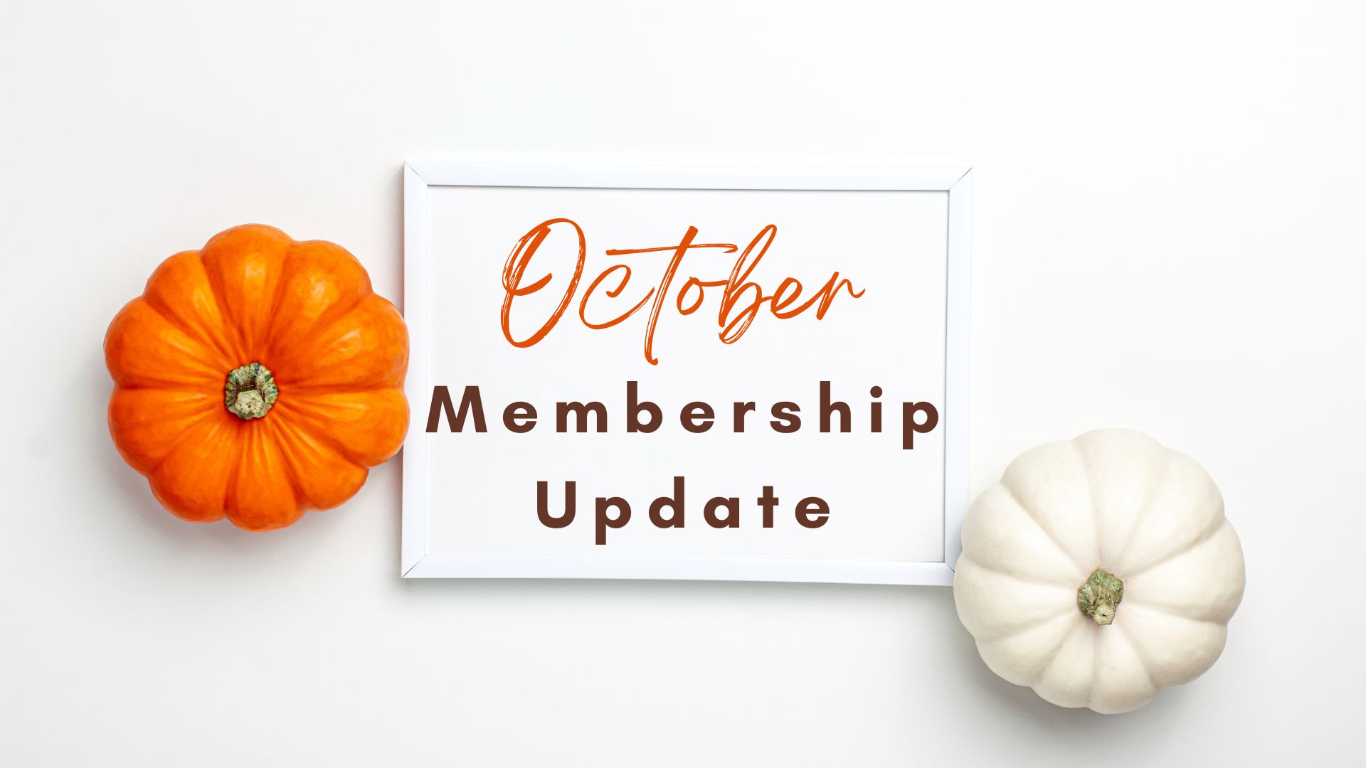 Membership Update: October 2022