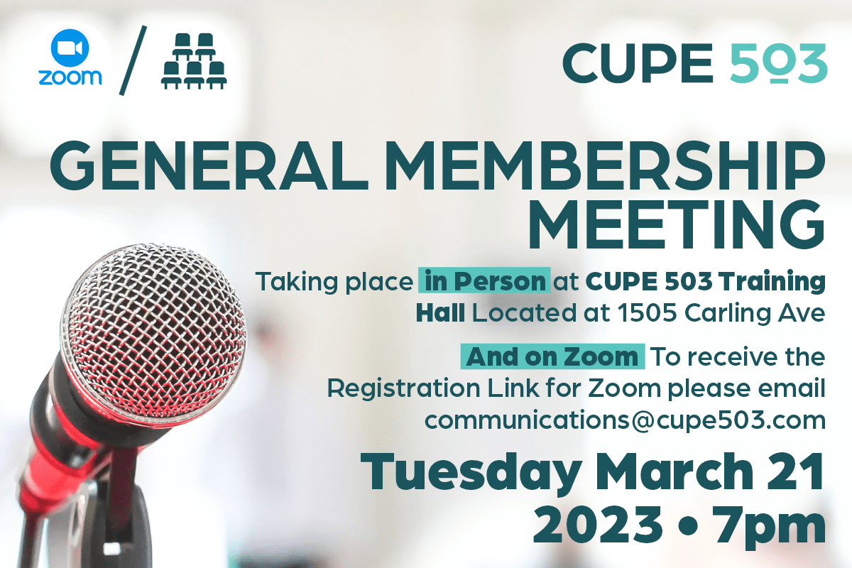 Membership Meeting: 21 March 2023