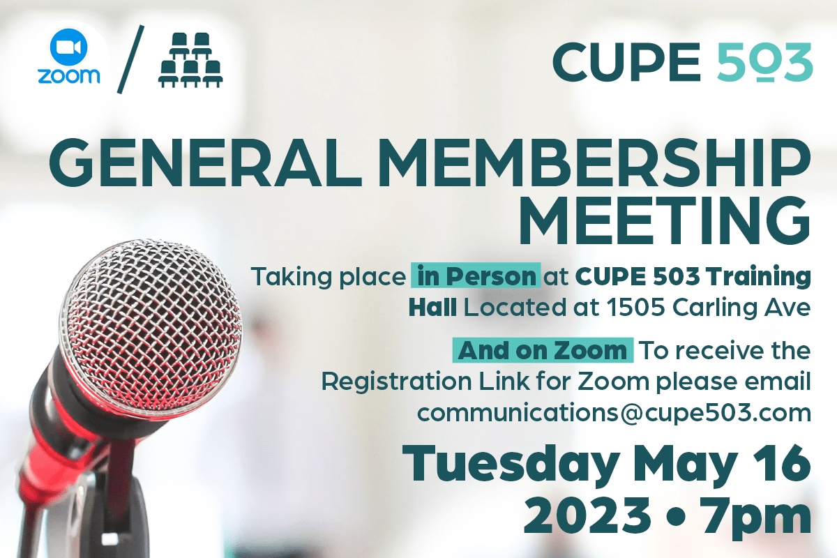 Membership Meeting: 16 May 2023