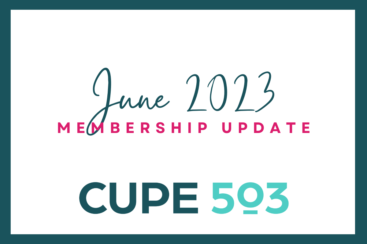 Membership Update: June 2023