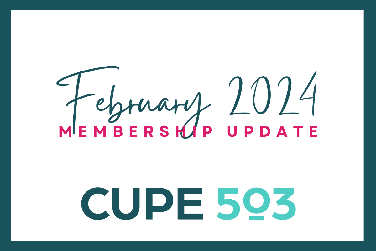 Membership Update: February 2024