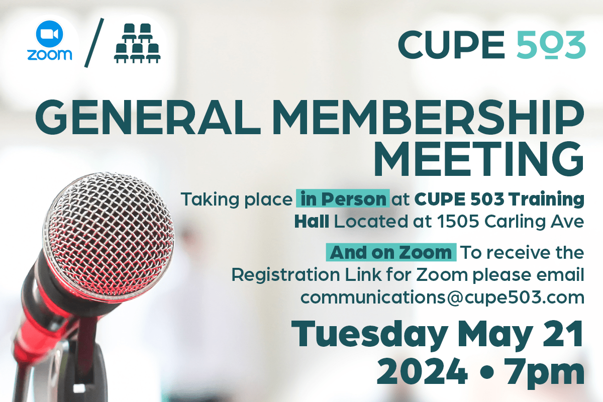 Membership Meeting: 21 May 2024