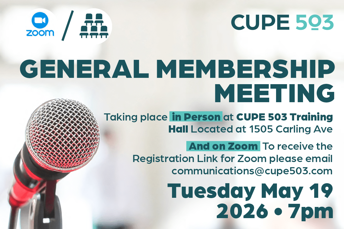 Membership Meeting: 19 May 2026